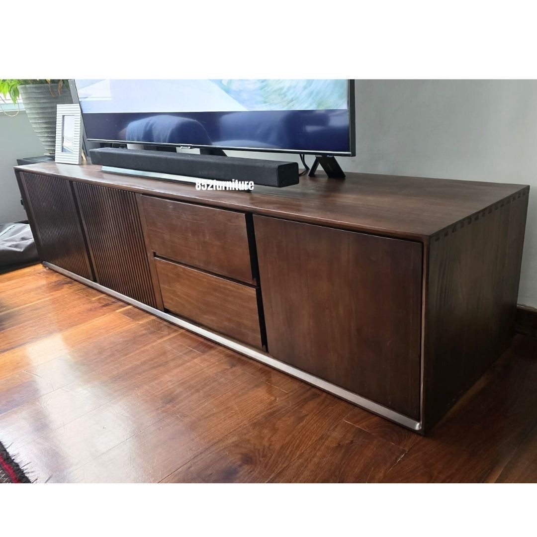 (包送貨安裝 | Delivery and Assembly Included)  A173日式實木電視櫃 (Wooden tv cabinet)