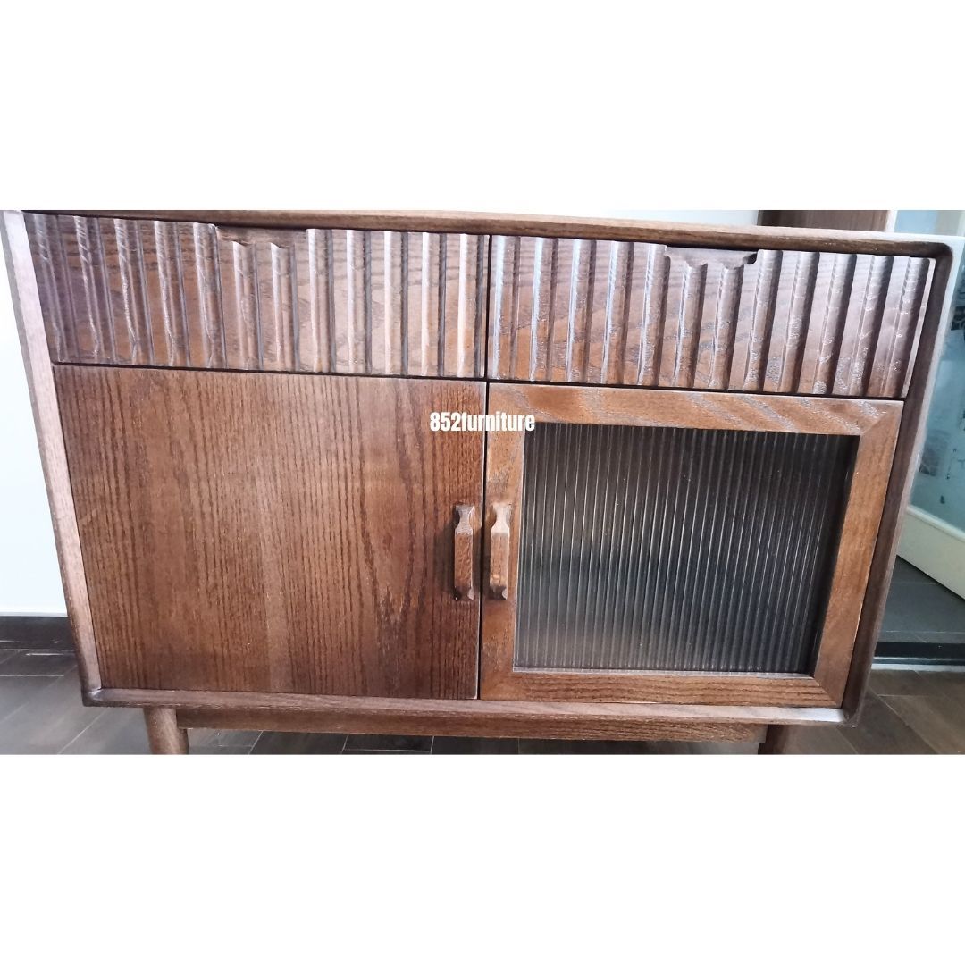 (包送貨安裝 | Delivery and Assembly Included) A287橡木餐邊櫃  (Oak dining sideboard)
