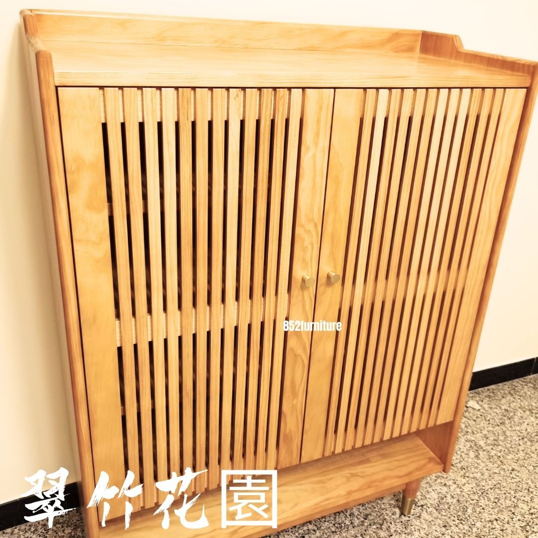 (包送貨安裝 | Delivery and Assembly Included) A087 日式條子鞋櫃 (shoe cabinet)