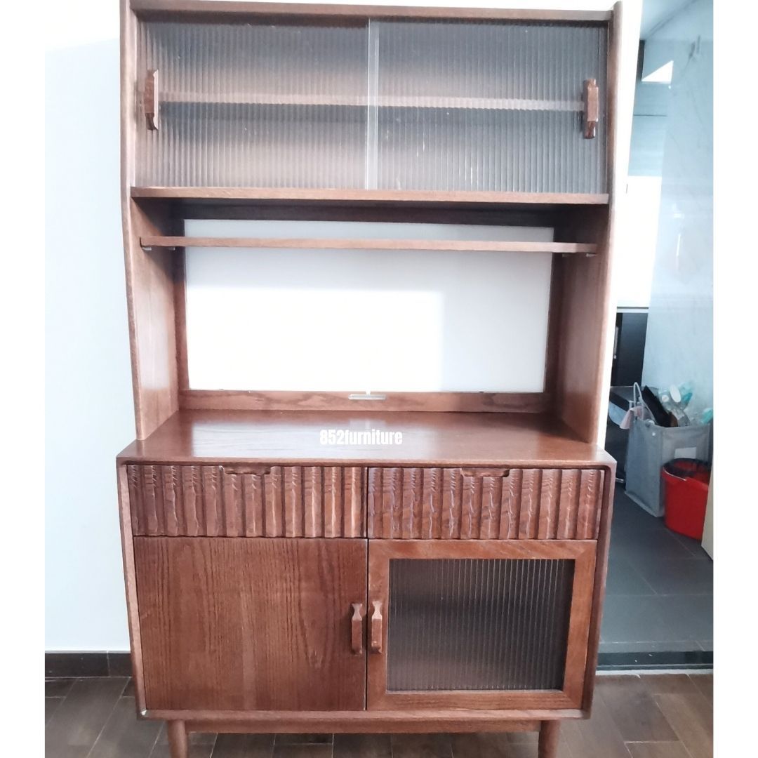 (包送貨安裝 | Delivery and Assembly Included) A287橡木餐邊櫃  (Oak dining sideboard)