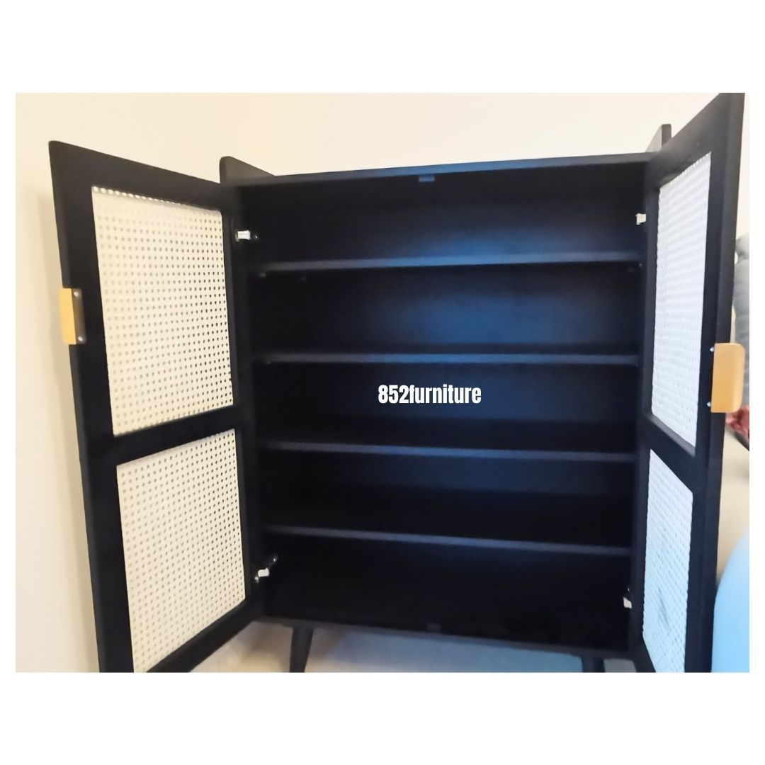 (包送貨安裝 | Delivery and Assembly Included) A123 日式藤織面鞋櫃 (rattan shoe cabinet)