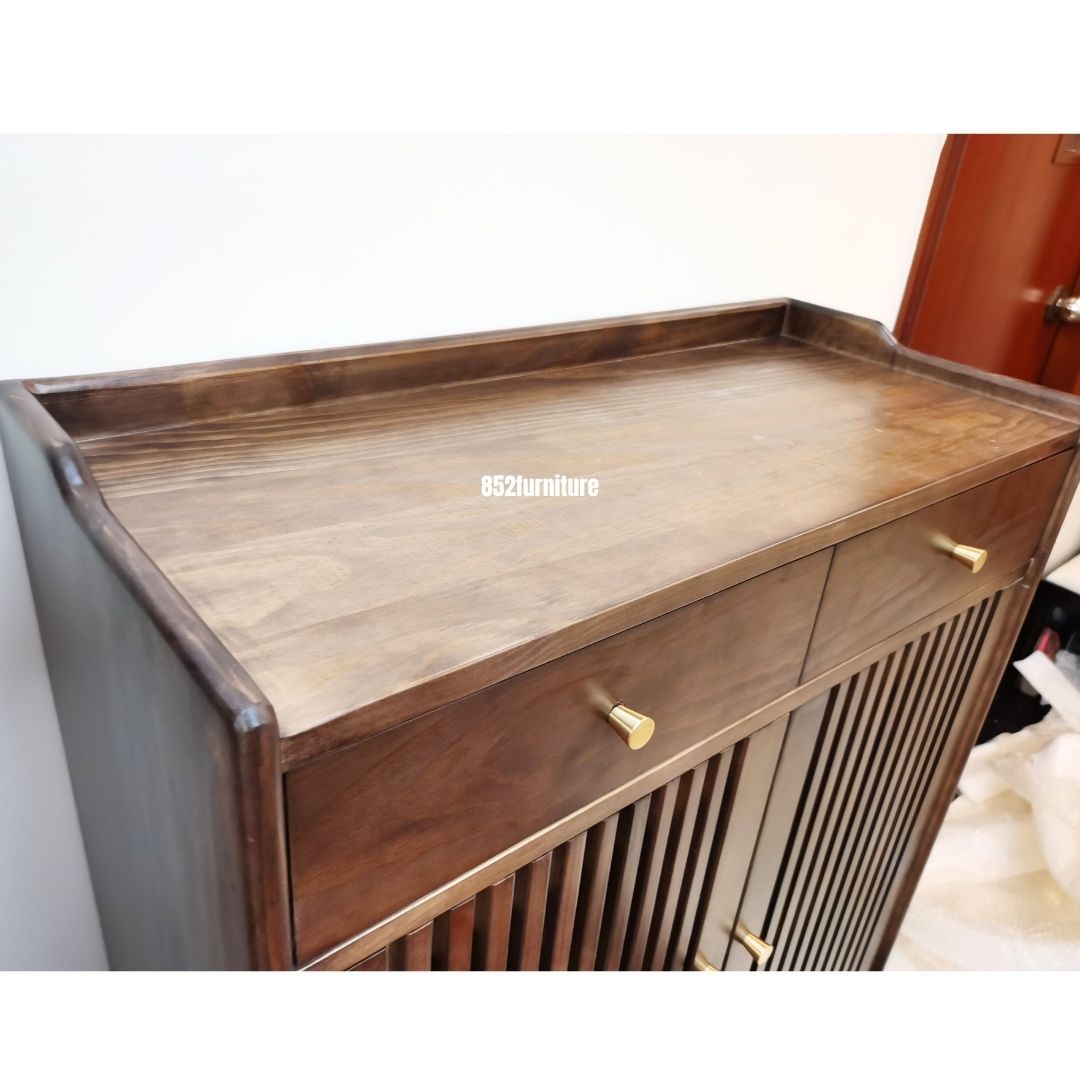 (包送貨安裝 | Delivery and Assembly Included)  A306日式條子鞋櫃 (Shoe Cabinet)
