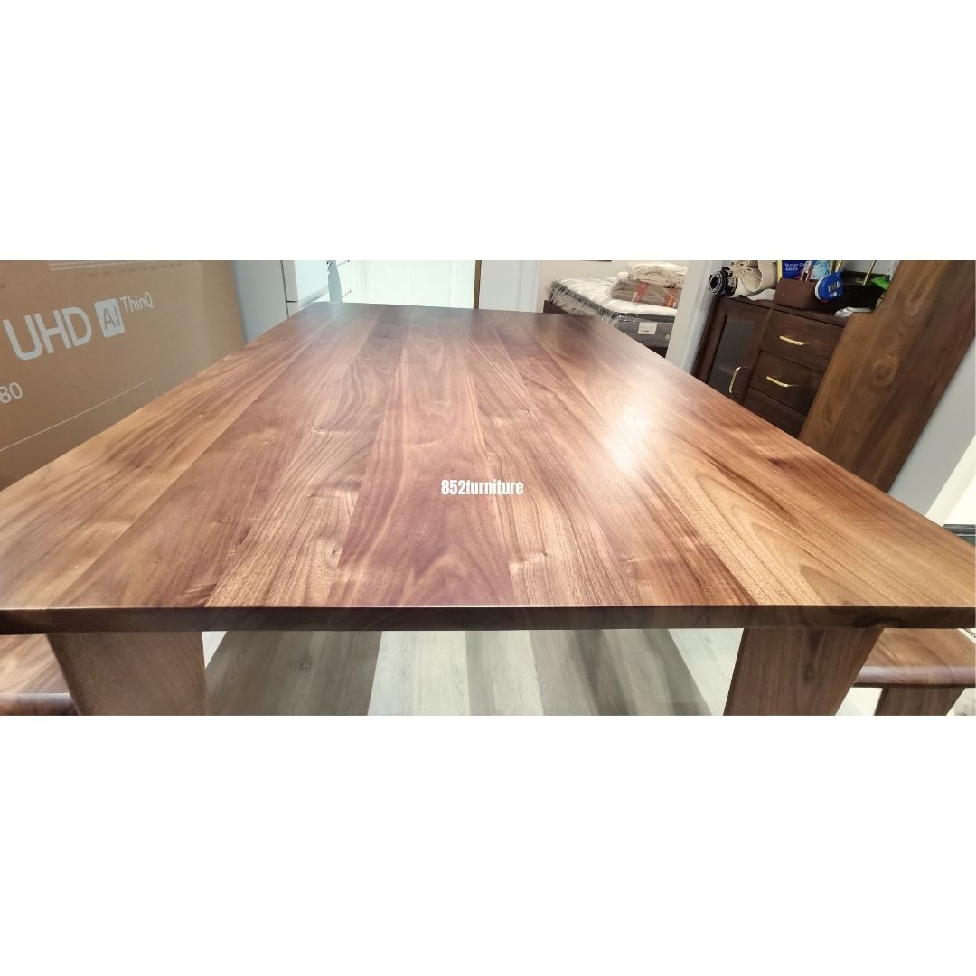 (包送貨安裝 | Delivery and Assembly Included) A186 日式胡桃木餐桌 (Walnut Dining Table)
