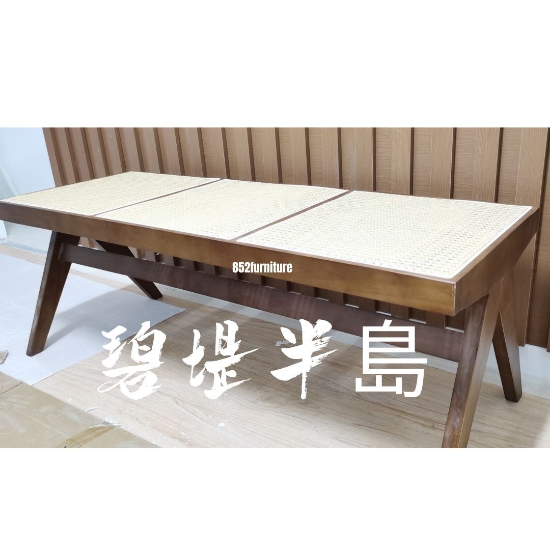 (包送貨安裝 | Delivery and Assembly Included) A054 日式實木長椅 (Wooden bench)