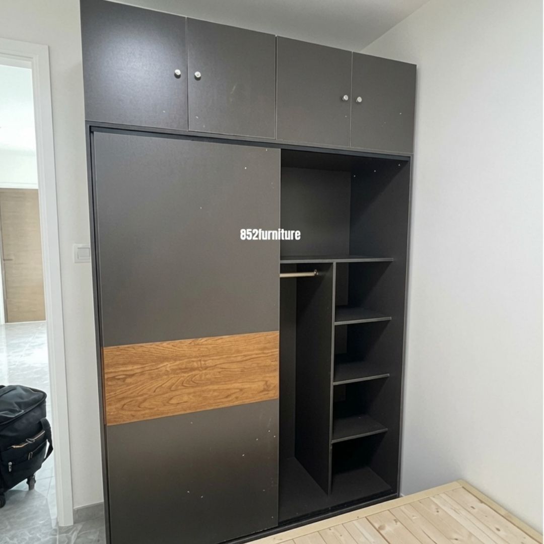 (包送貨安裝 | Delivery and Assembly Included) A530趟門衣櫃 (Wooden sliding door wardrobe)