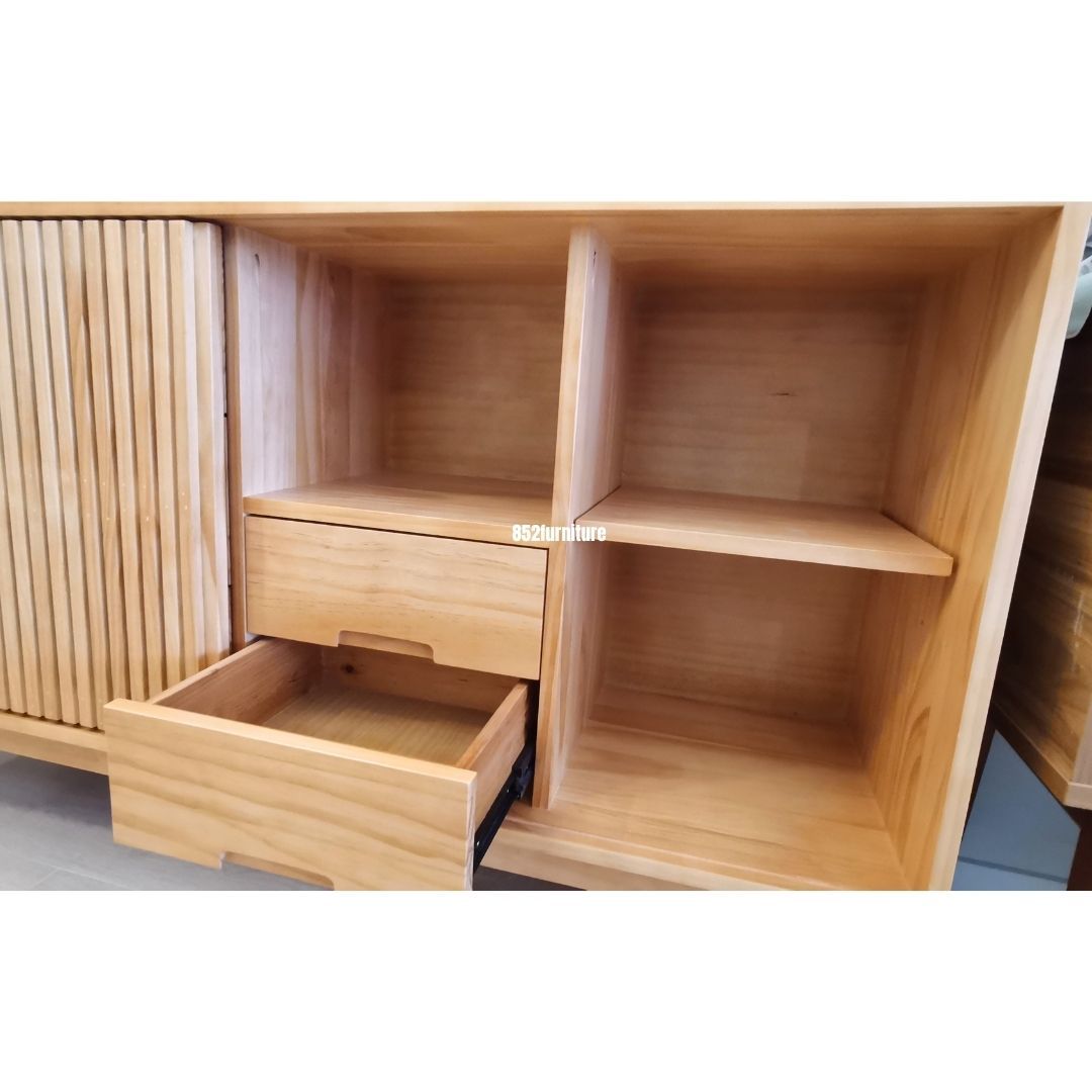 (包送貨安裝 | Delivery and Assembly Included) A515日式實木餐邊櫃 (wooden dining sideboard)
