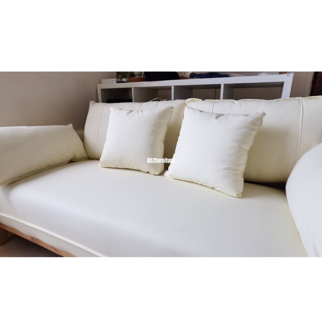 (包送貨安裝 | Delivery and Assembly Included)  A323木制布梳化(wooden fabric sofa)