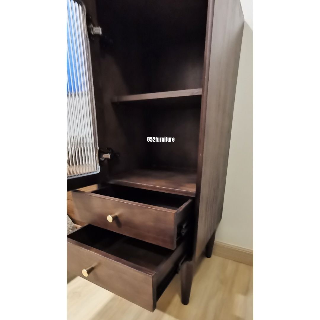 (包送貨安裝 | Delivery and Assembly Included) A373實木展示櫃 (Wooden display cabinet)