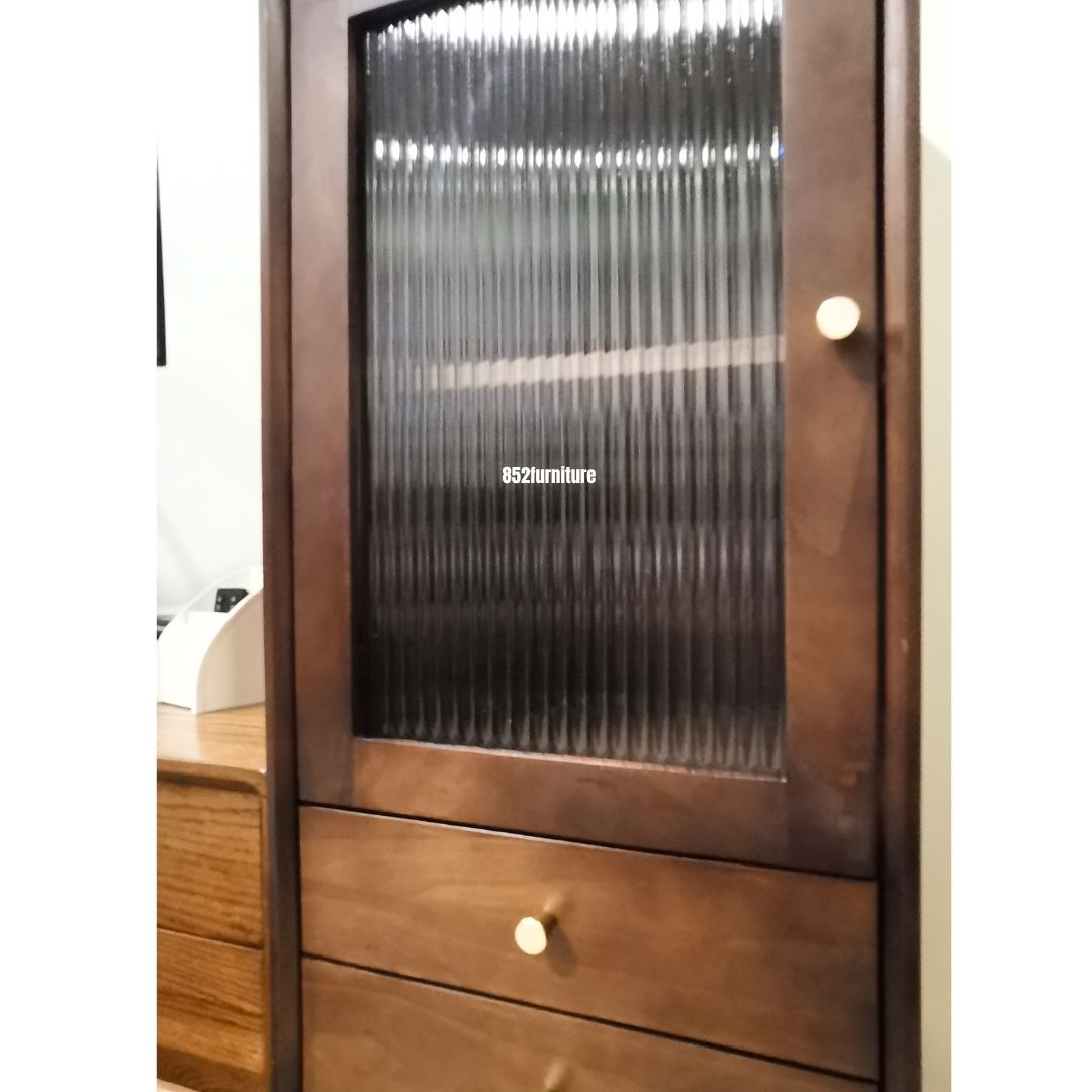(包送貨安裝 | Delivery and Assembly Included) A373實木展示櫃 (Wooden display cabinet)