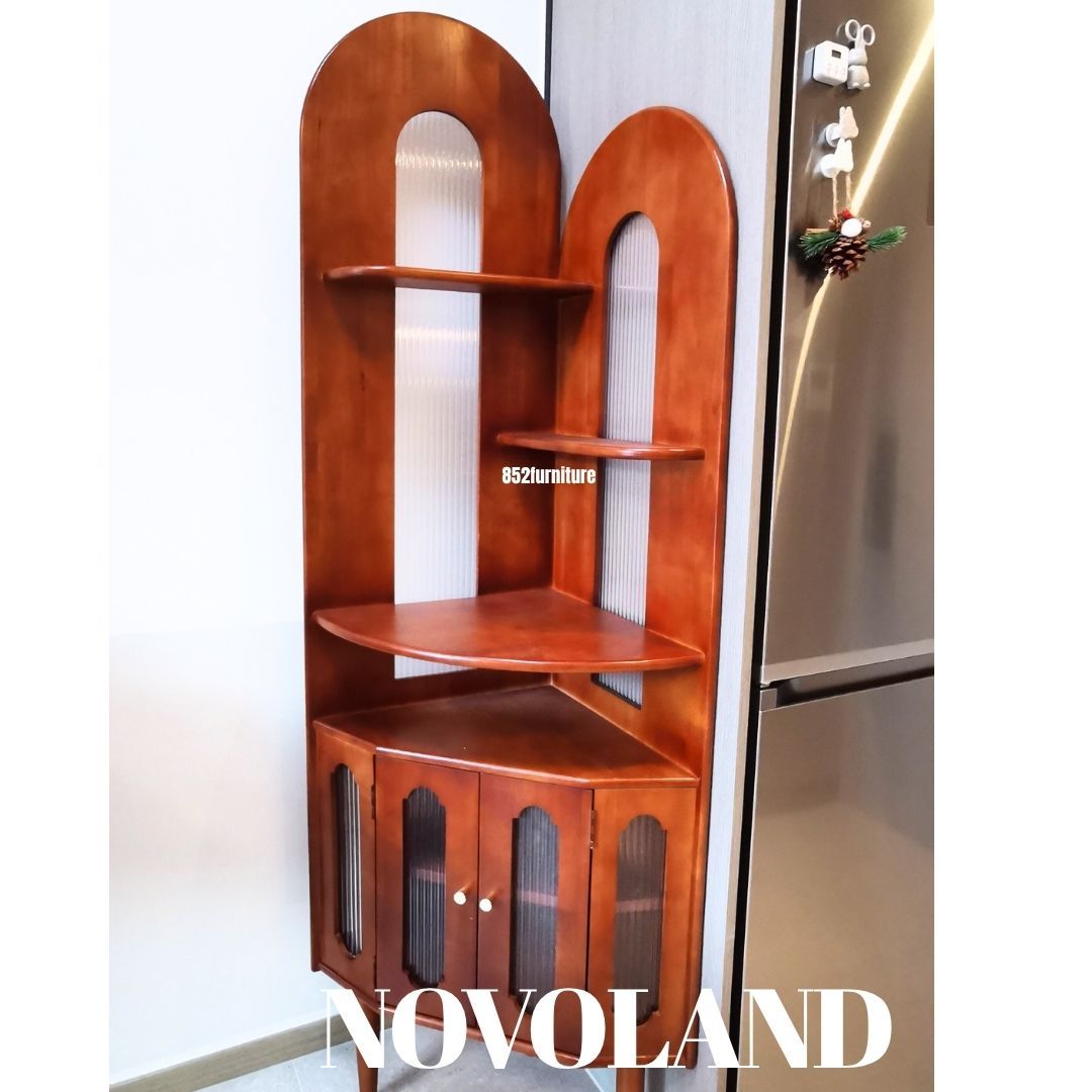 (包送貨安裝 | Delivery and Assembly Included) A194 北歐實木轉角櫃 (corner cabinet)