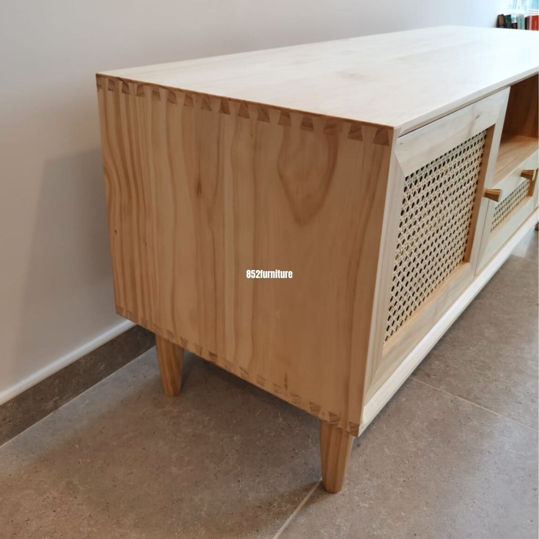 (包送貨安裝 | Delivery and Assembly Included) A148 藤織面電視櫃 (rattan tv cabinet)