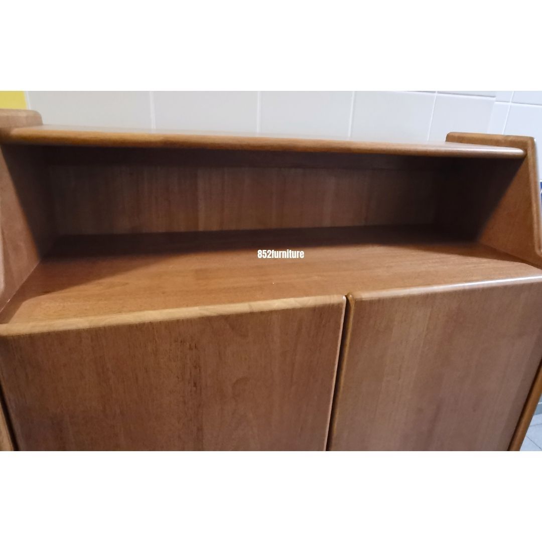 (包送貨安裝 | Delivery and Assembly Included) A601橡膠木日式鞋櫃(Wooden shoe cabinet)