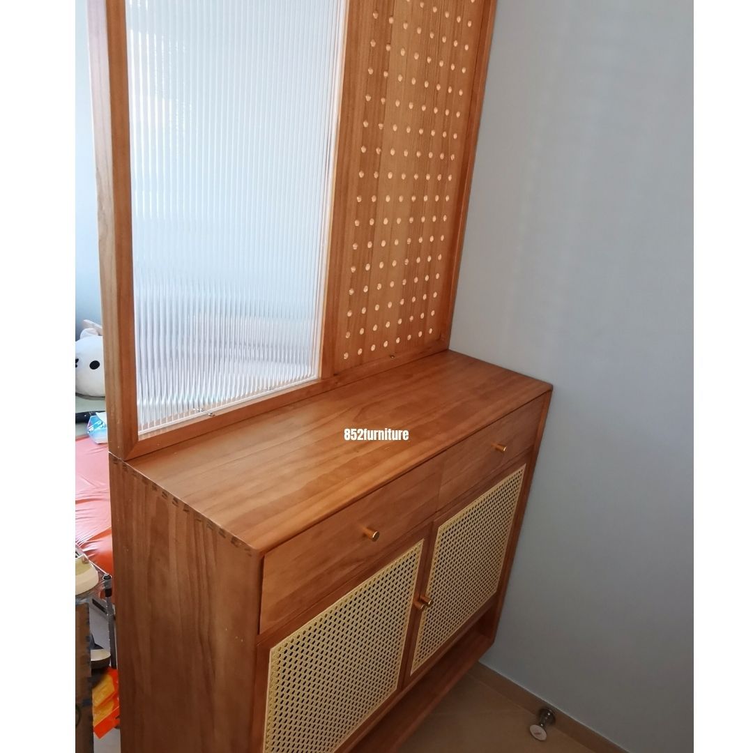 (包送貨安裝 | Delivery and Assembly Included) A539日式屏風鞋櫃 (folding screen shoe cabinet)