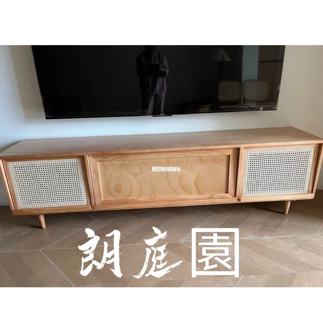 (包送貨安裝 | Delivery and Assembly Included) A008藤面電視櫃 (tv cabinet)