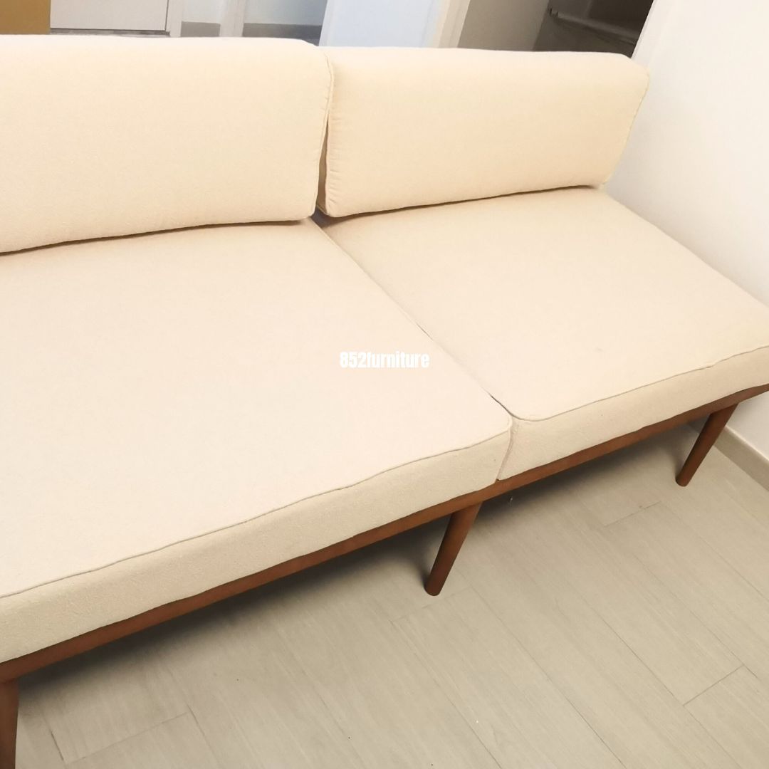 (包送貨安裝 | Delivery and Assembly Included) A387 日式布藝梳化 (solid wood sofa)