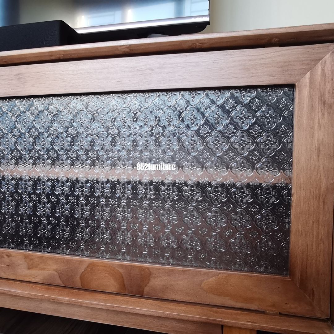 (包送貨安裝 | Delivery and Assembly Included) A137日式海棠玻璃電視櫃 (tv cabinet)