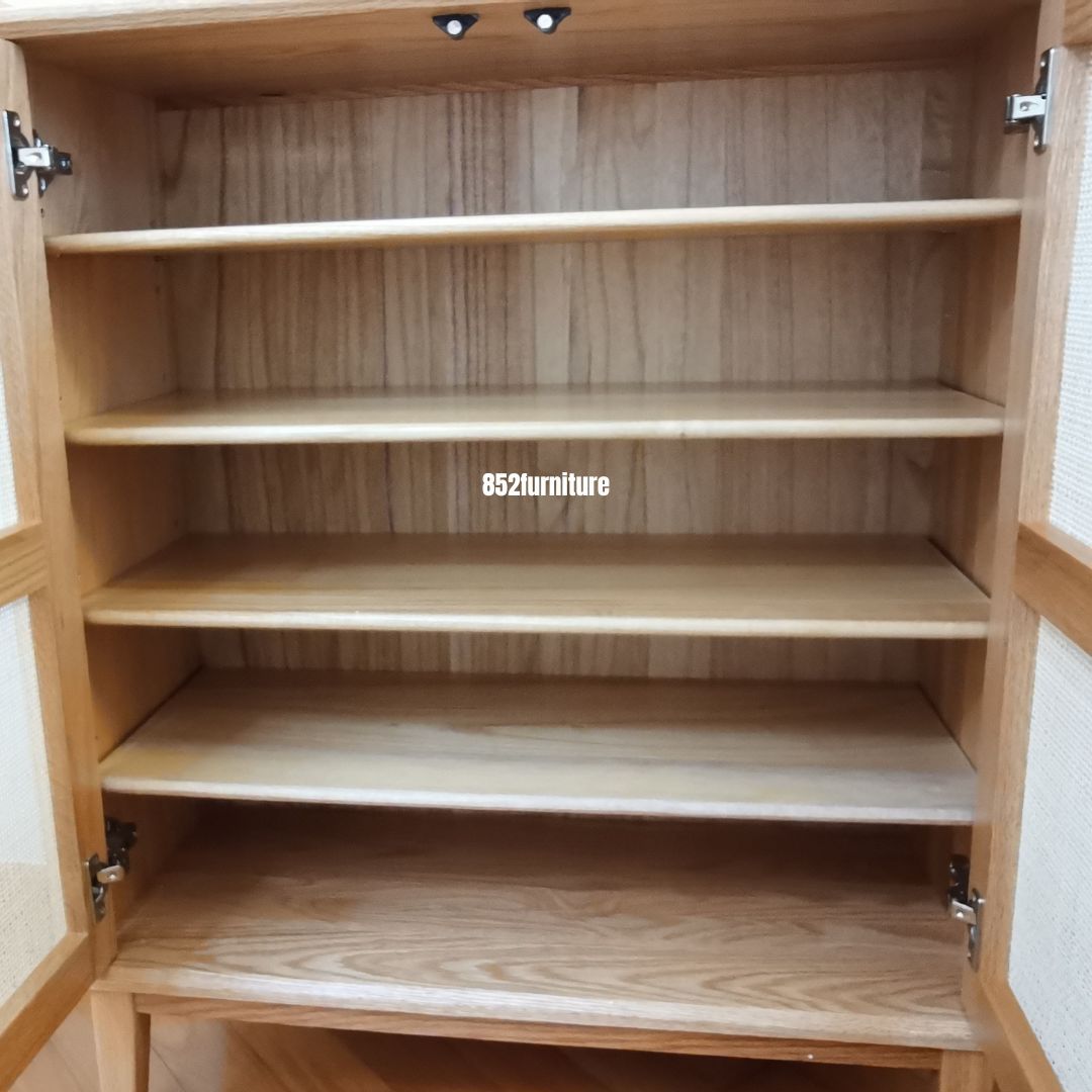 (包送貨安裝 | Delivery and Assembly Included) A107日式藤織鞋櫃 (rattan shoe cabinet)