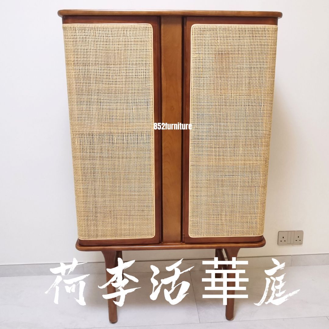 (包送貨安裝 | Delivery and Assembly Included)  A120 簡約藤織面鞋櫃 (rattan shoe cabinet)