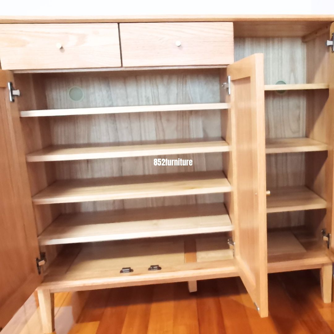 (包送貨安裝 | Delivery and Assembly Included) A398 橡木鞋櫃 (Oak shoe cabinet)