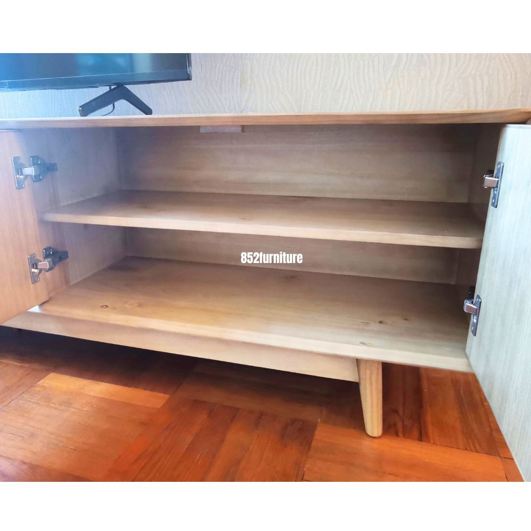 (包送貨安裝 | Delivery and Assembly Included) A250 魚骨紋電視櫃 (Pattern Tv Cabinet)