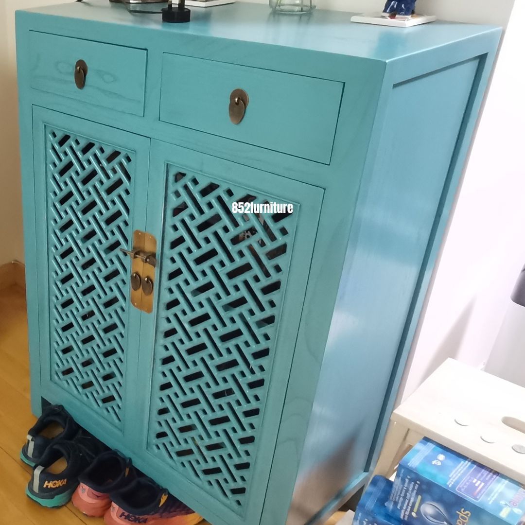 (包送貨安裝 | Delivery and Assembly Included) A290中式鞋櫃(Chinese Style Shoe Cabinet)