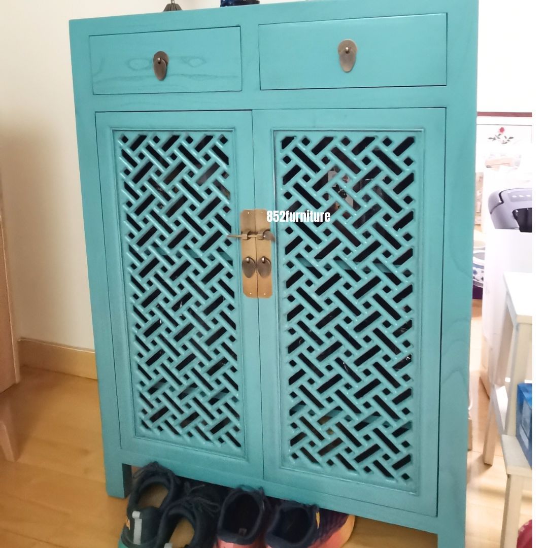 (包送貨安裝 | Delivery and Assembly Included) A290中式鞋櫃(Chinese Style Shoe Cabinet)