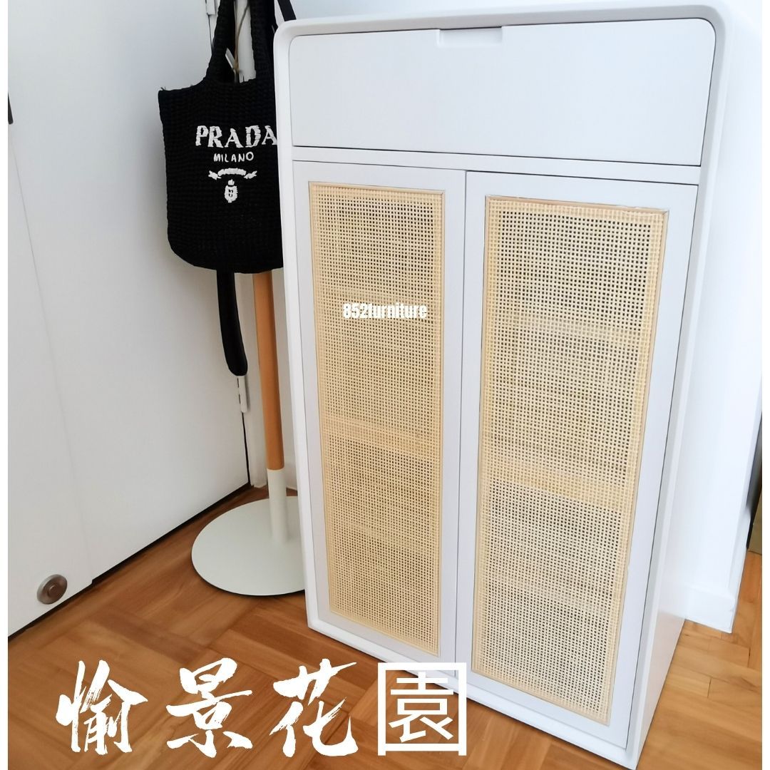 (包送貨安裝 | Delivery and Assembly Included) A192藤面鞋櫃(rattan shoe cabinet)