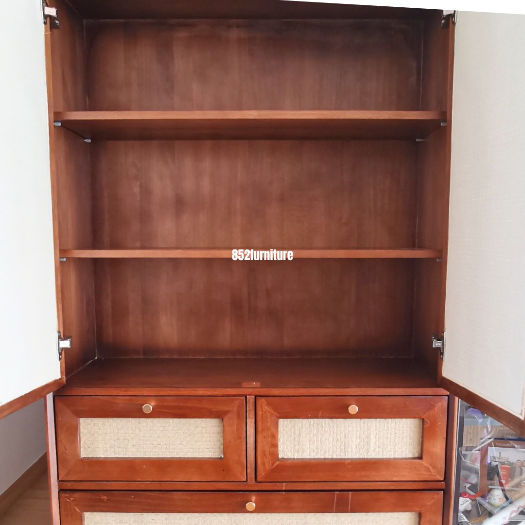 (包送貨安裝 | Delivery and Assembly Included) A297 日式藤面斗櫃 (Rattan chest of drawers)
