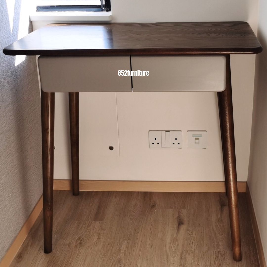 (包送貨安裝 | Delivery and Assembly Included) A182 日式橡木書台(Oak desk)