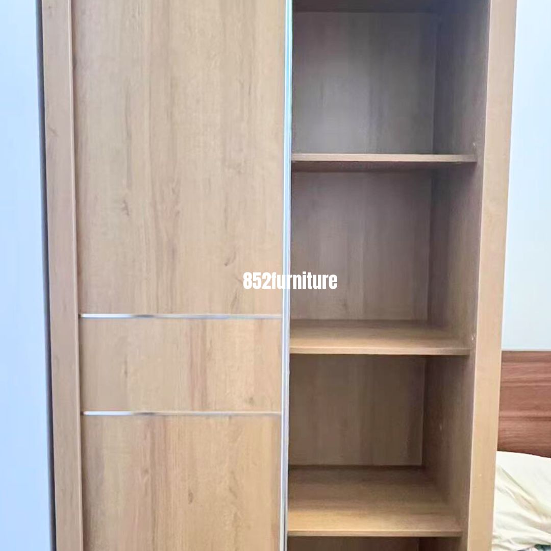 (包送貨安裝 | Delivery and Assembly Included) A528 趟門衣櫃 (Wooden sliding door wardrobe)