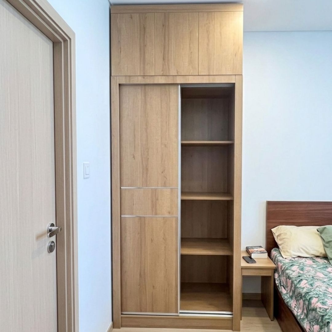 (包送貨安裝 | Delivery and Assembly Included) A528 趟門衣櫃 (Wooden sliding door wardrobe)