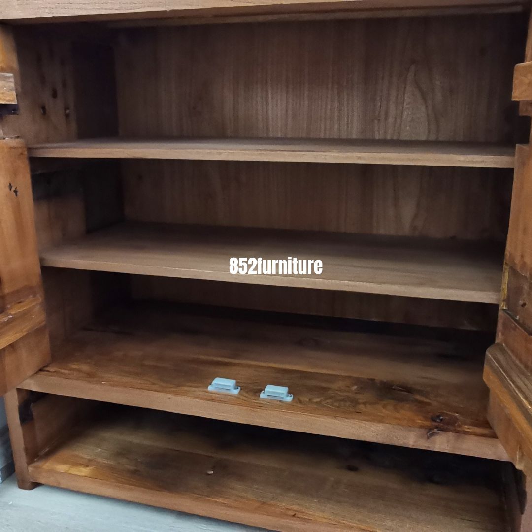 (包送貨安裝 | Delivery and Assembly Included) A575老榆木鞋櫃 (Elm shoe cabinet)