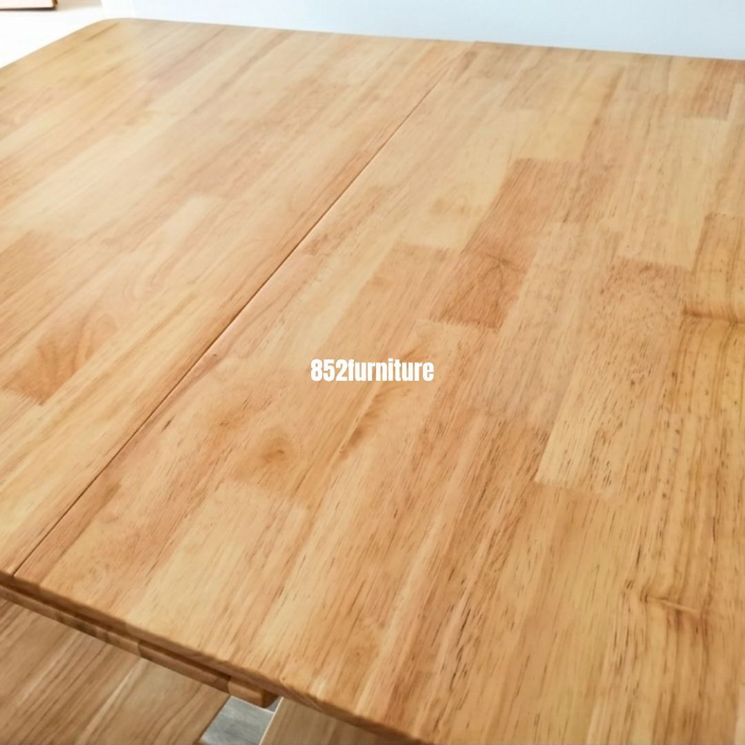 (包送裝安裝 | delivery and assembly included) A621橡膠木餐桌組合 (dining table with chairs)