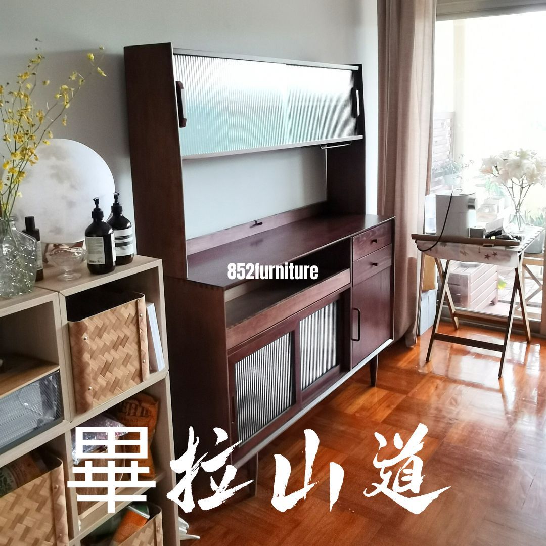 (包送貨安裝 | Delivery and Assembly Included) A135 日式長虹玻璃餐邊櫃 (dining sideboard)