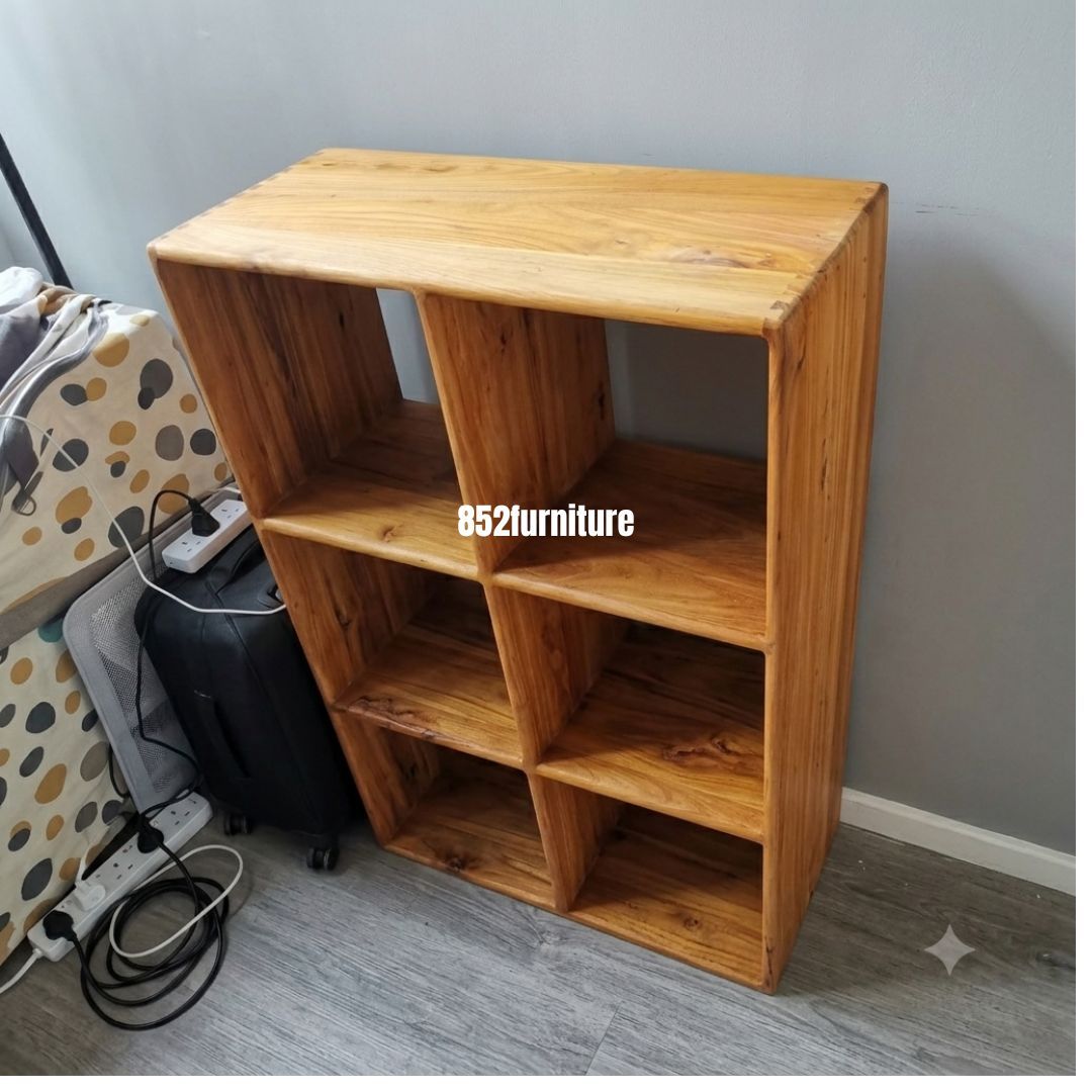 (包送貨安裝 | Delivery and Assembly Included) A335 老榆木書櫃 (Elm Bookshelf)