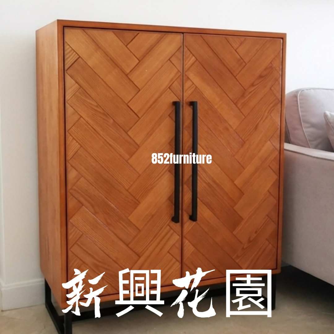 (包送貨安裝 | Delivery and Assembly Included) A585魚骨紋鞋櫃 (pattern shoe cabinet)