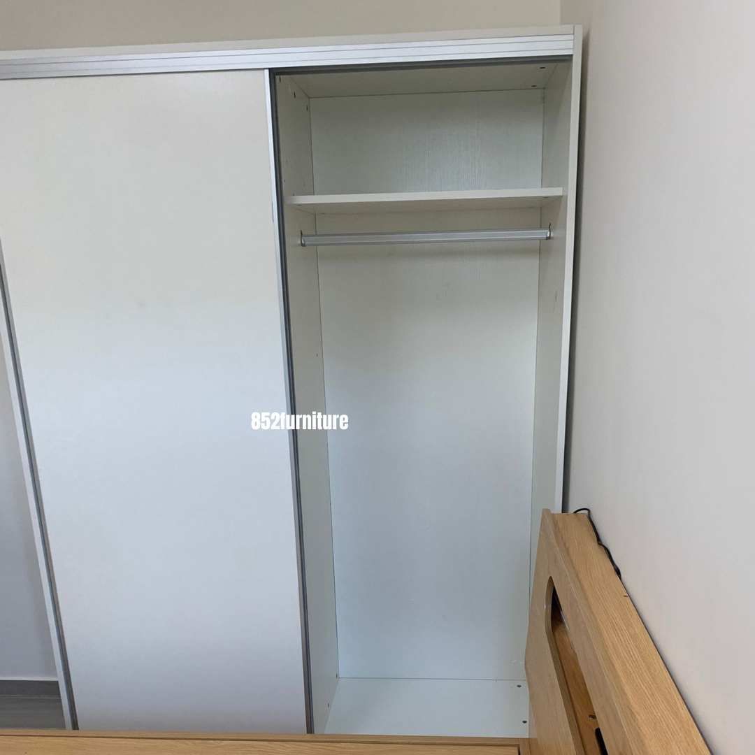 (包送貨安裝 | Delivery and Assembly Included) A624 趟門衣櫃 (Wooden sliding door wardrobe)