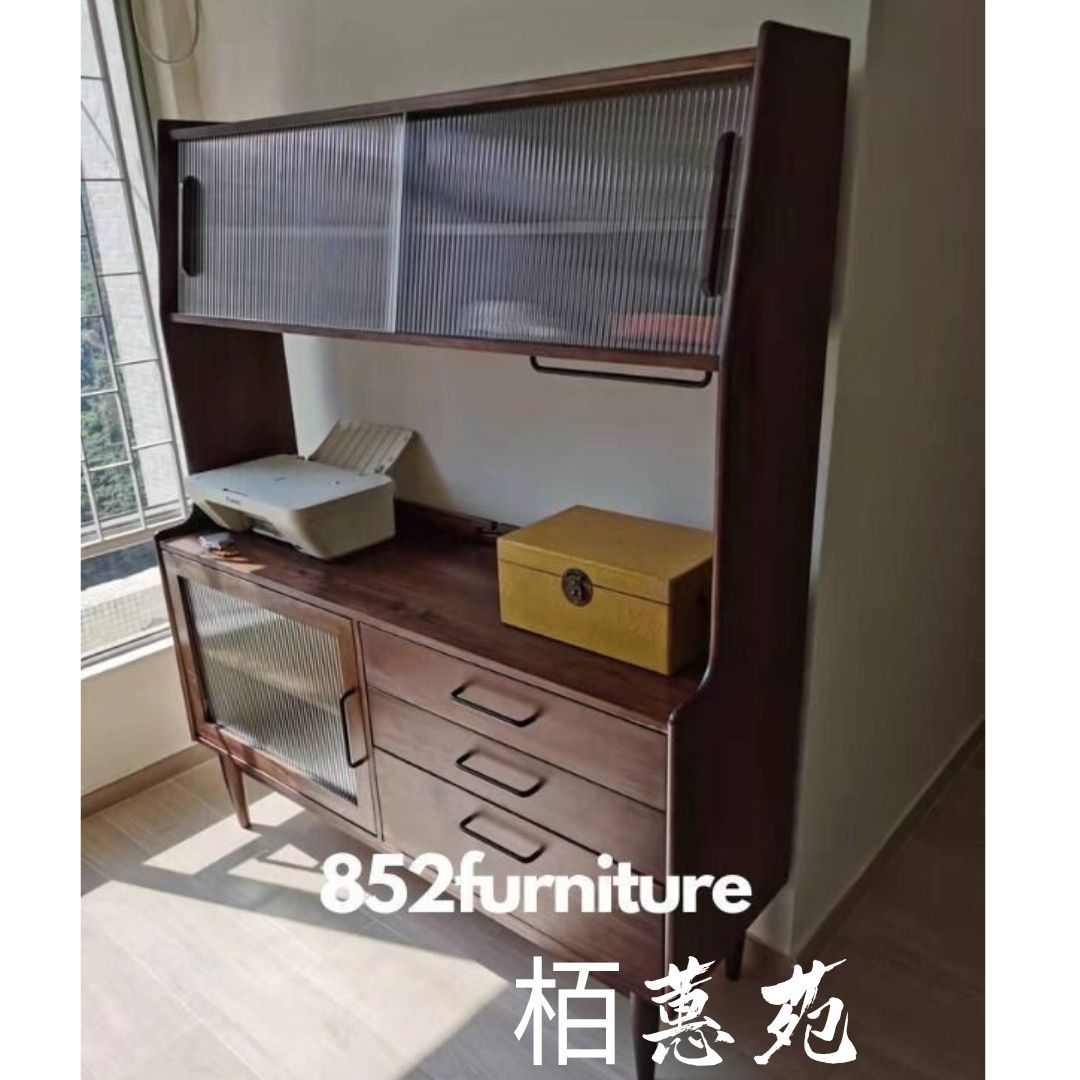 (包送貨安裝 | Delivery and Assembly Included) A032 日式實木餐邊櫃 (dining sideboard)