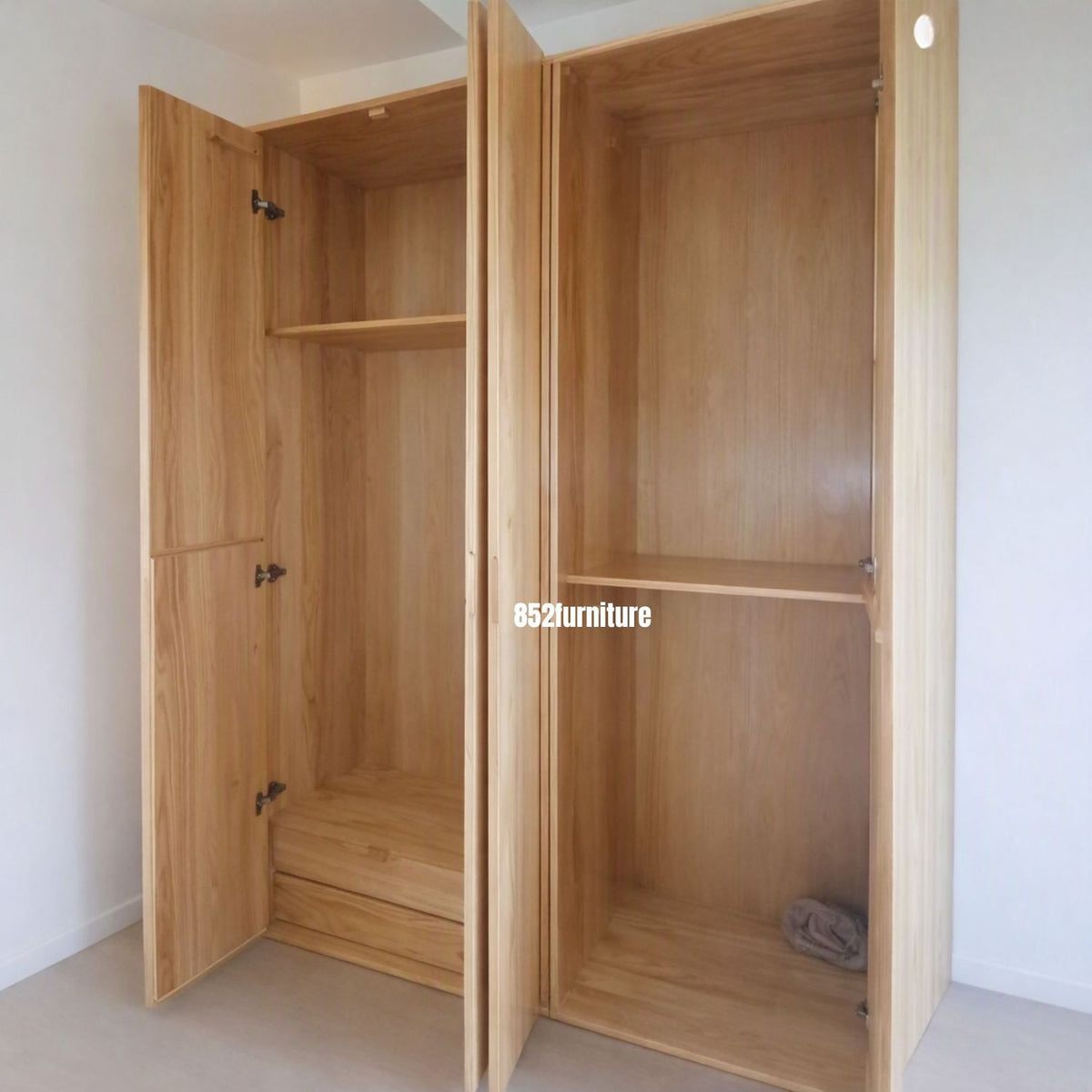 (包送貨安裝 | Delivery and Assembly Included) A625 實木衣櫃 (Solid wood Wardrobe)