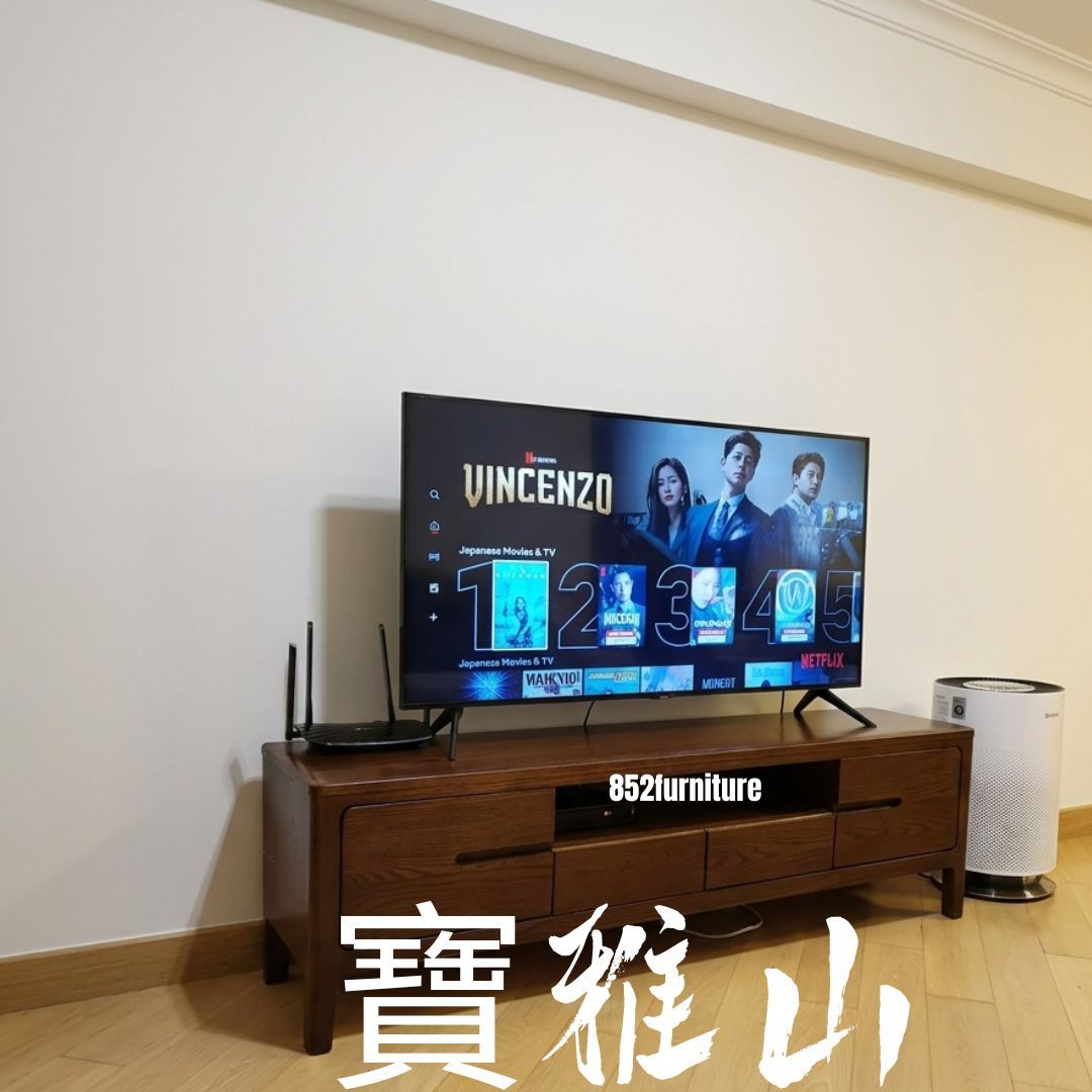 (包送貨安裝 | Delivery and Assembly Included) A082 橡木電視櫃 (Oak tv cabinet)