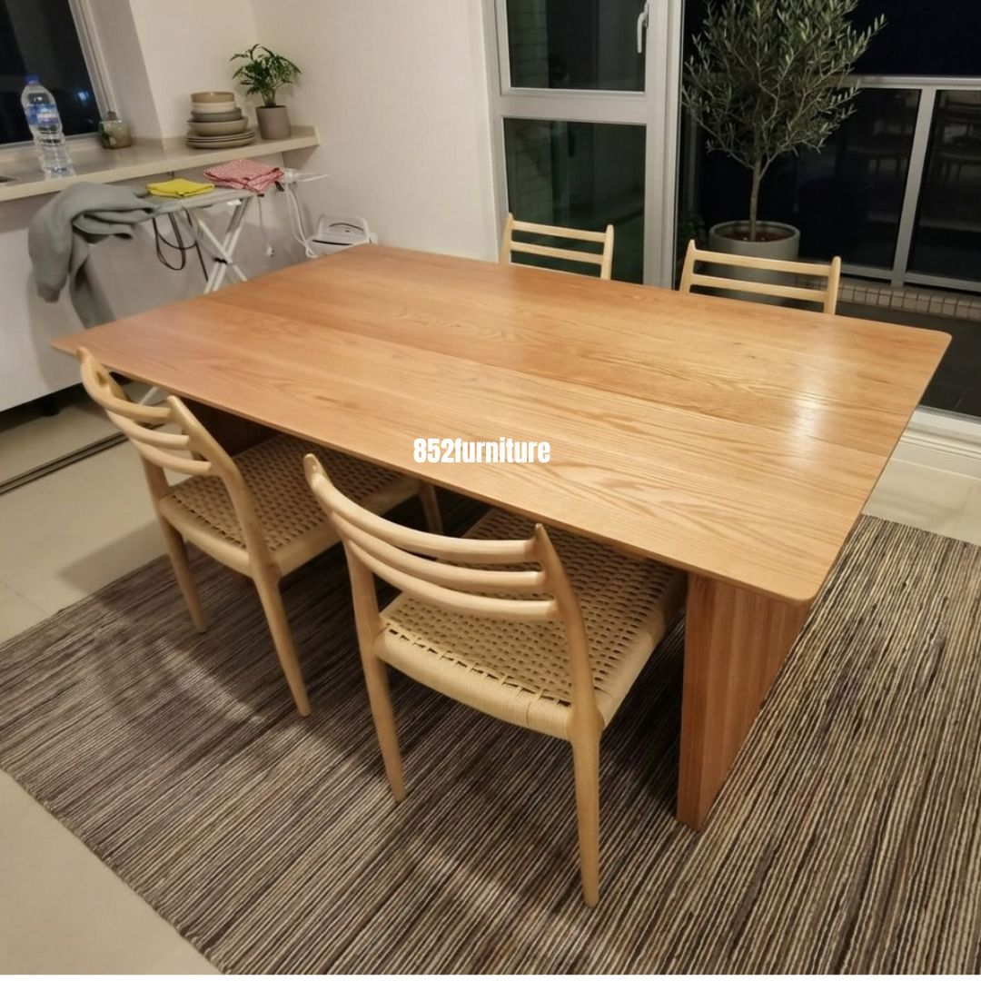 (包送貨安裝 | Delivery and Assembly Included) A079日式橡木餐桌(Oak dining table)