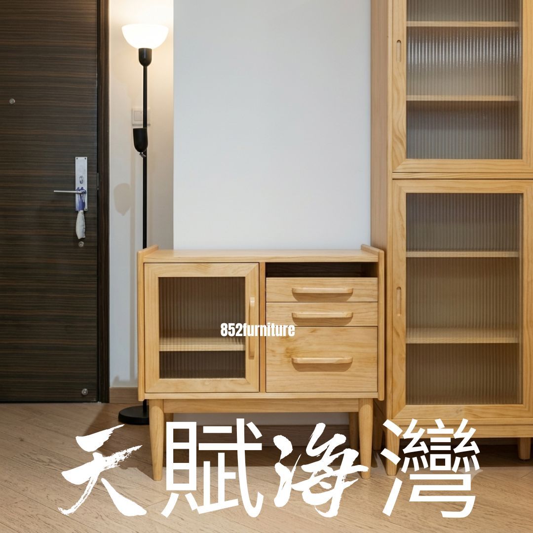 (包送貨安裝 | Delivery and Assembly Included) A089 日式現代實木餐櫃 (dining sideboard)