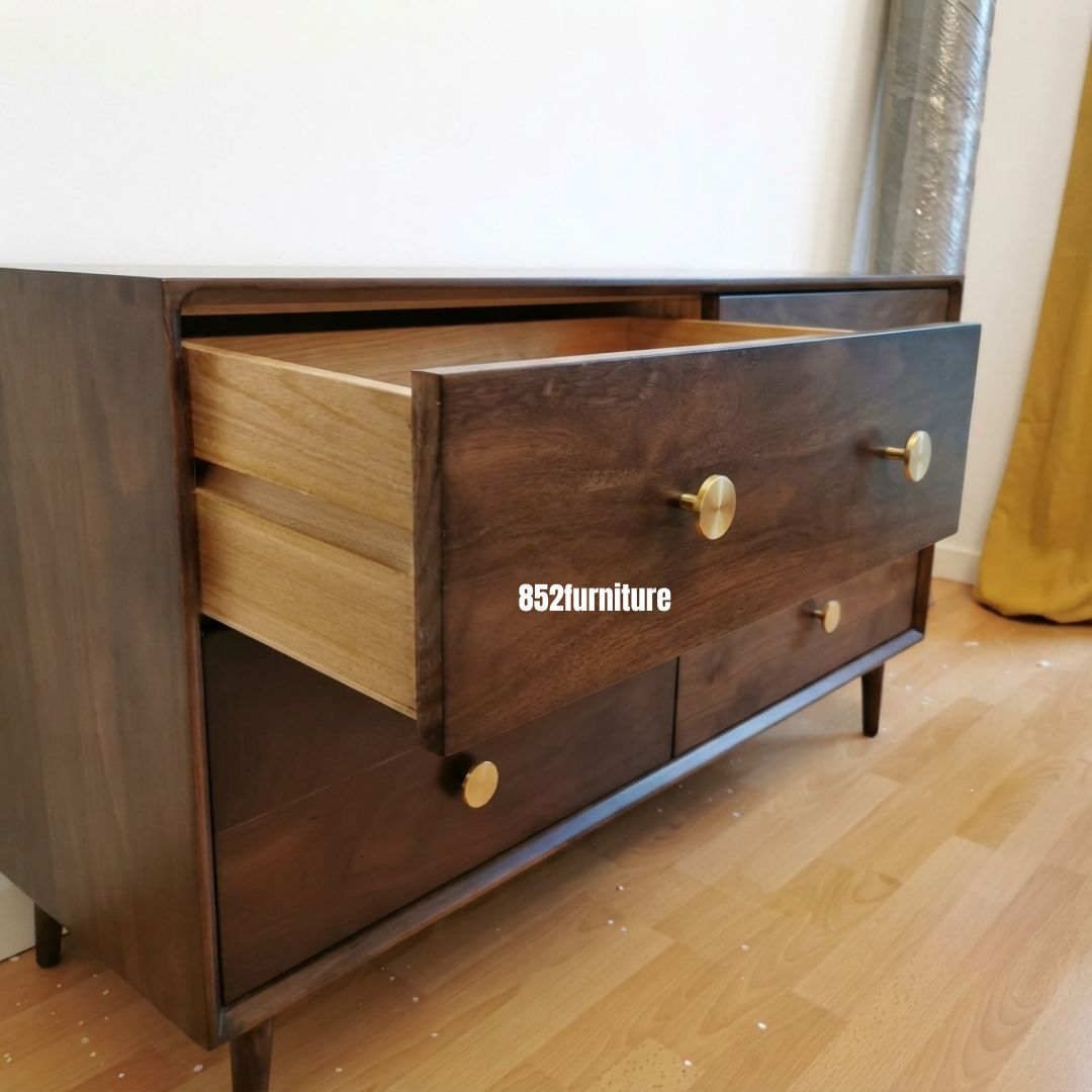 (包送貨安裝 | Delivery and Assembly Included)  A101 實木九斗櫃 (Chest of drawers)