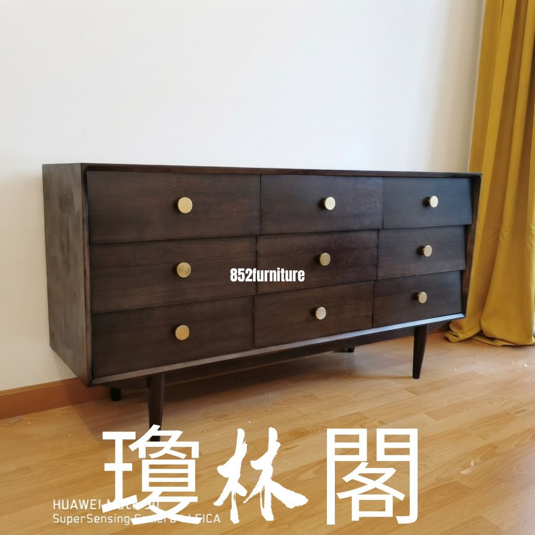 (包送貨安裝 | Delivery and Assembly Included)  A101 實木九斗櫃 (Chest of drawers)