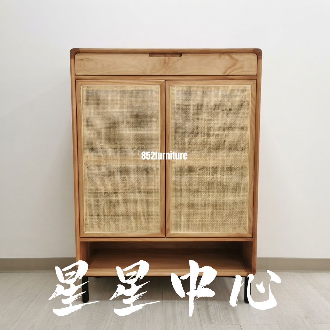 (包送貨安裝 | Delivery and Assembly Included) A106實木松木鞋櫃 (shoe cabinet)
