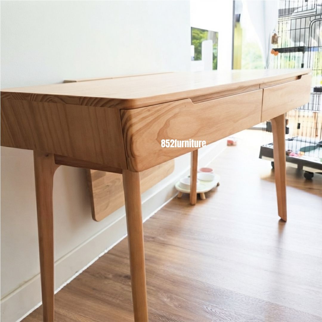 (包送貨安裝 | Delivery and Assembly Included) A116 日式實木書台(desk)