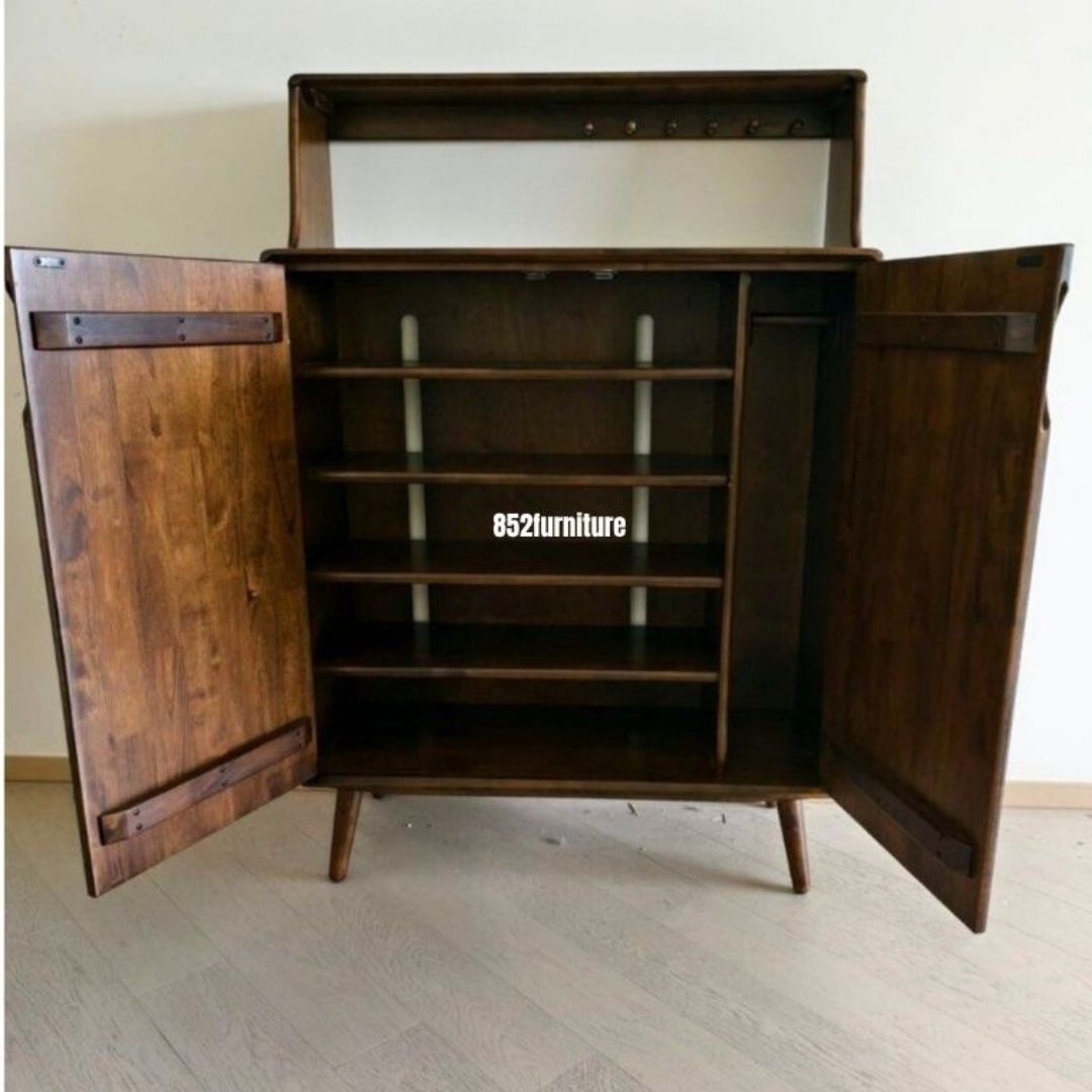 A209馬來西亞橡膠木鞋櫃 (Malaysia Shoe Cabinet)