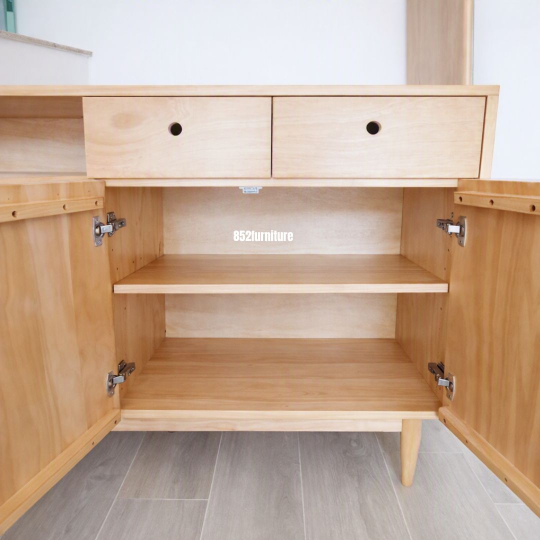 (包送貨安裝 | Delivery and Assembly Included) A128 日式長虹玻璃餐邊櫃 ( sideboard)