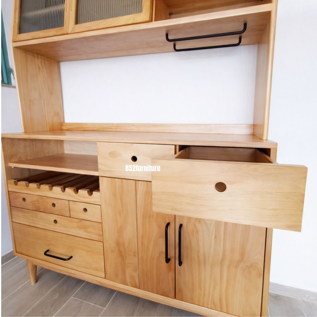 (包送貨安裝 | Delivery and Assembly Included) A128 日式長虹玻璃餐邊櫃 ( sideboard)