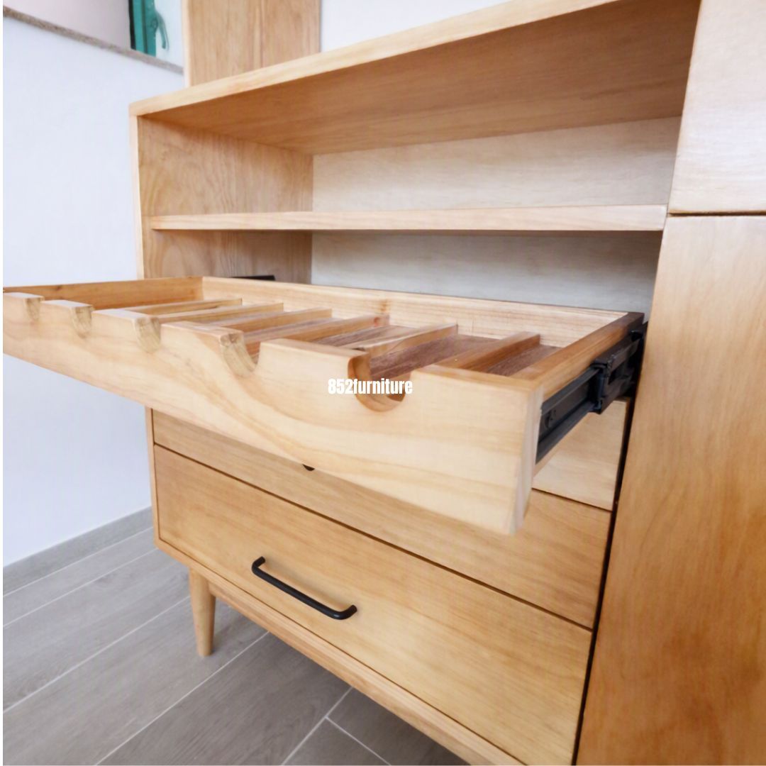 (包送貨安裝 | Delivery and Assembly Included) A128 日式長虹玻璃餐邊櫃 ( sideboard)